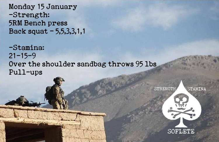 Monday 15 January