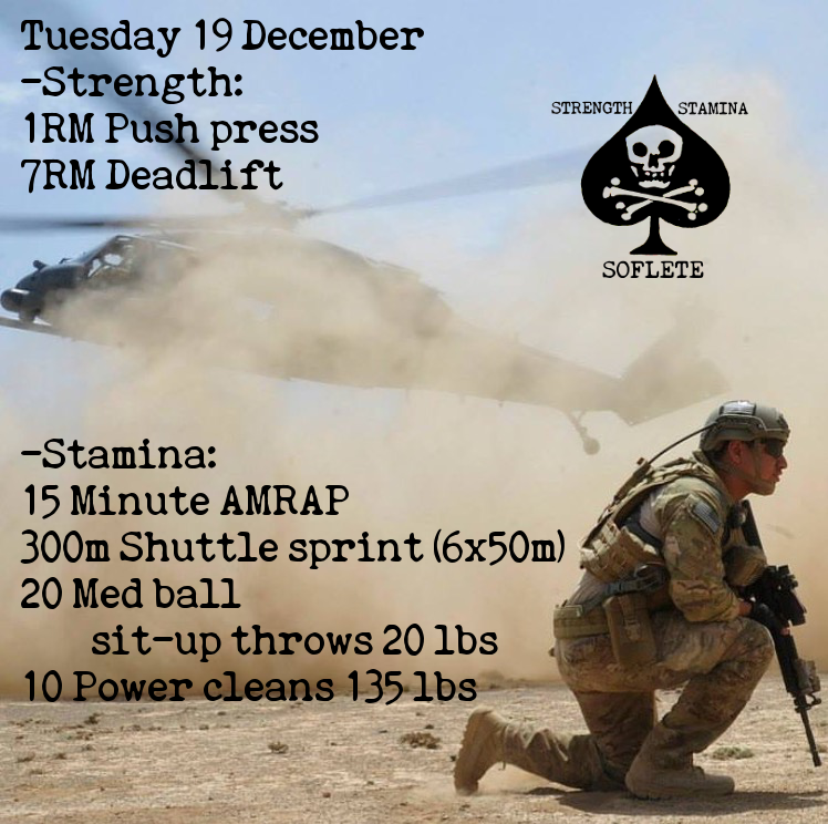 Tuesday 19 December