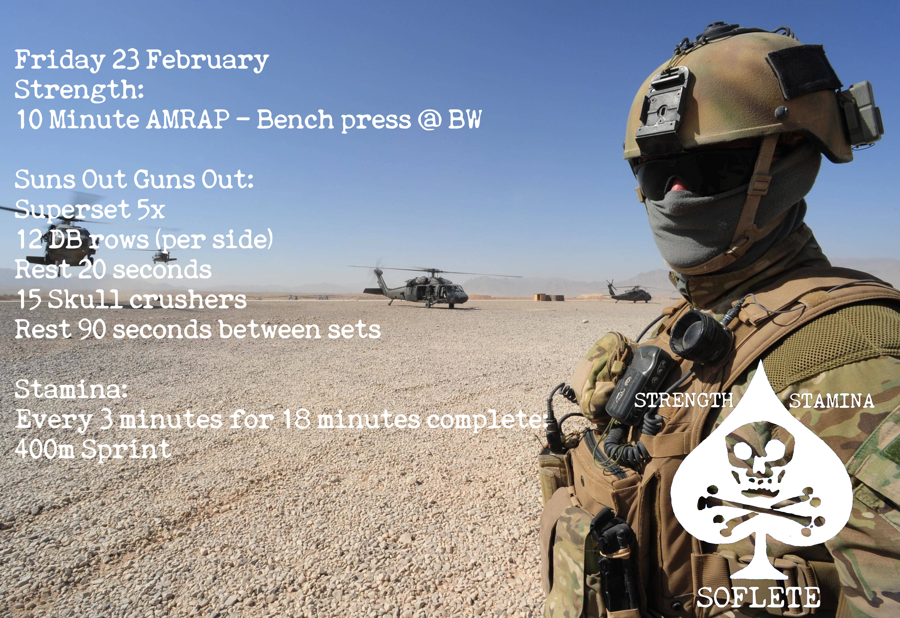 Friday 23 February