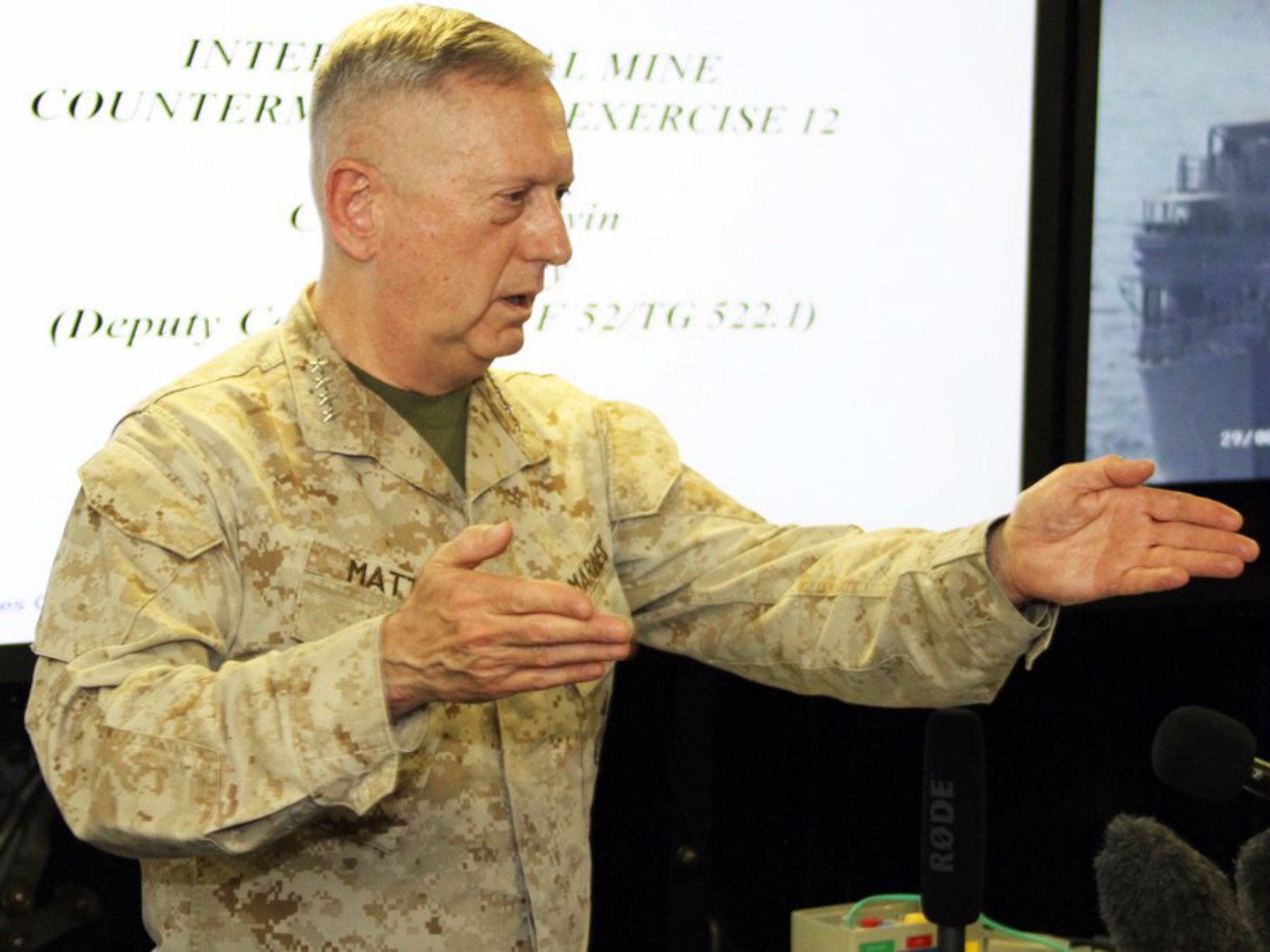 SECDEF Mattis Is Doing It For the Boys