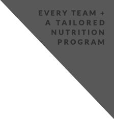 Every Team + A Tailored Nutrition Program