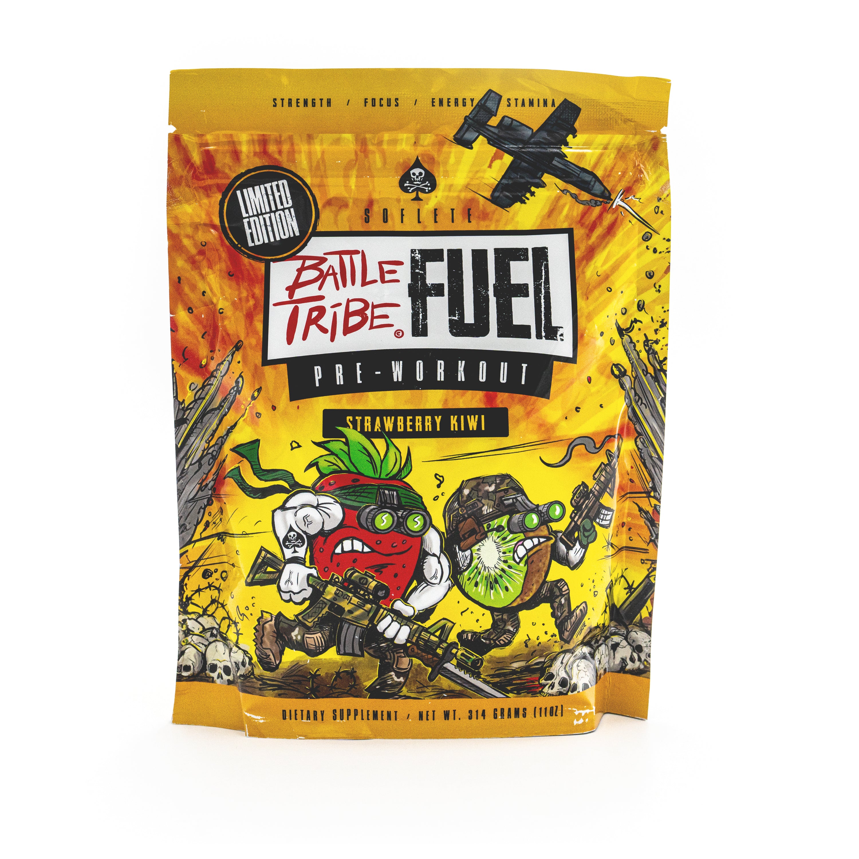 Strawberry Kiwi BattleTribe Pre-Workout