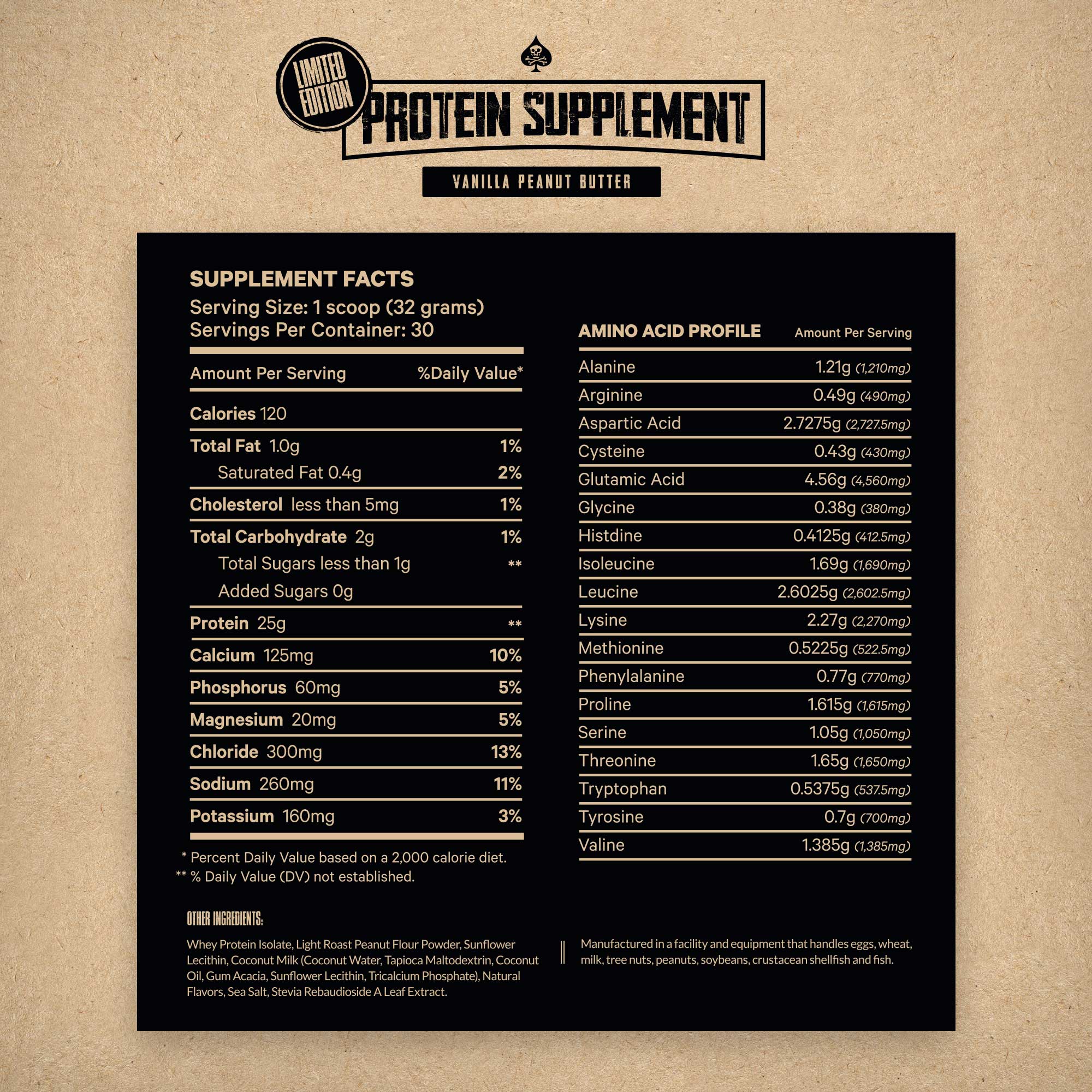 Vanilla Peanut Butter Protein