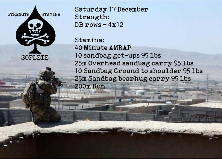 Saturday 16 December