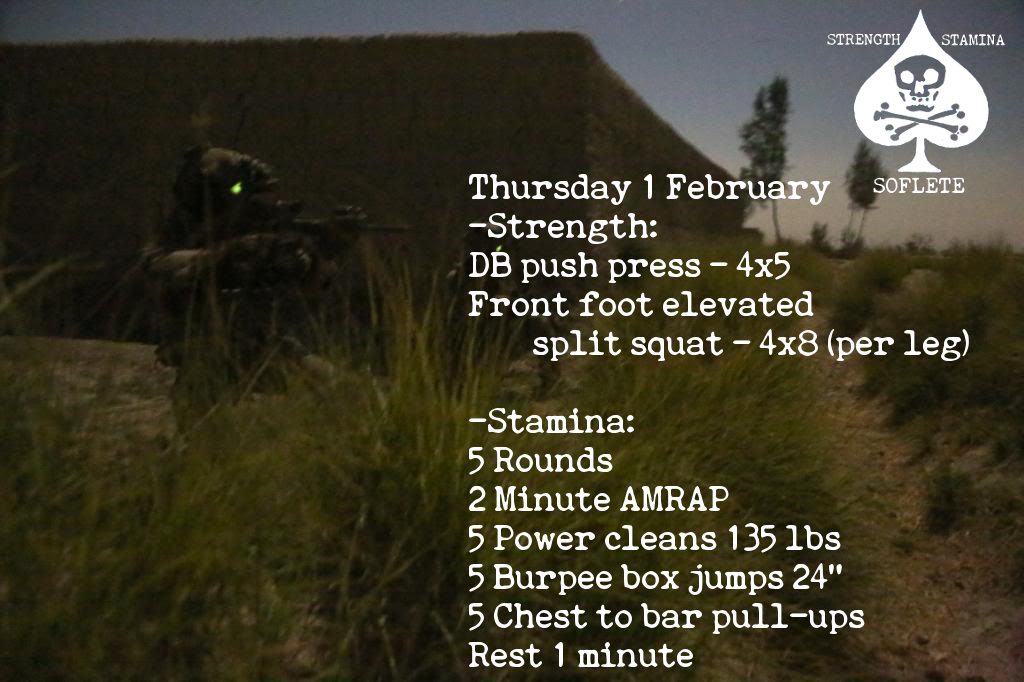 Thursday 1 February
