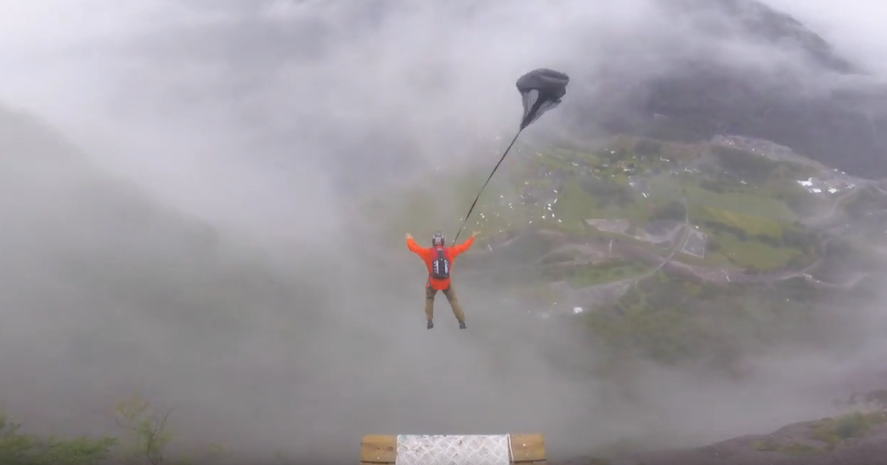 BASE Jumping Norway Fjords - Chris Carnahan, SOFLETE Athlete