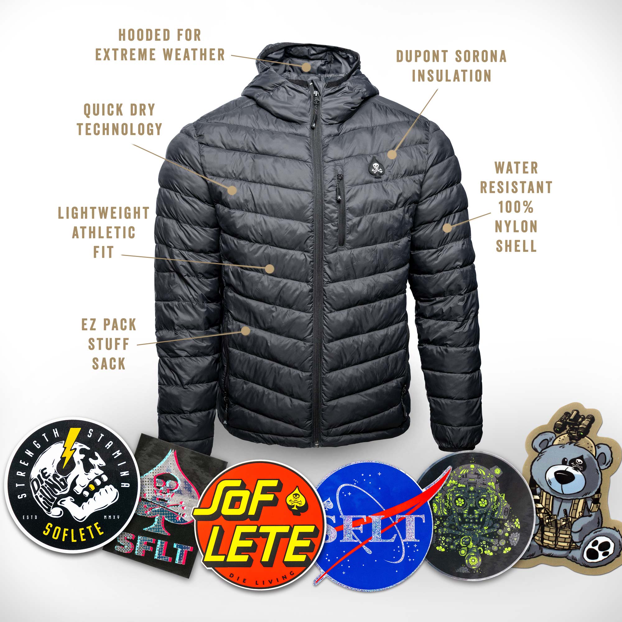 24-Hour Blowout: 60% OFF Khyber Jacket + FREE Sticker Bundle