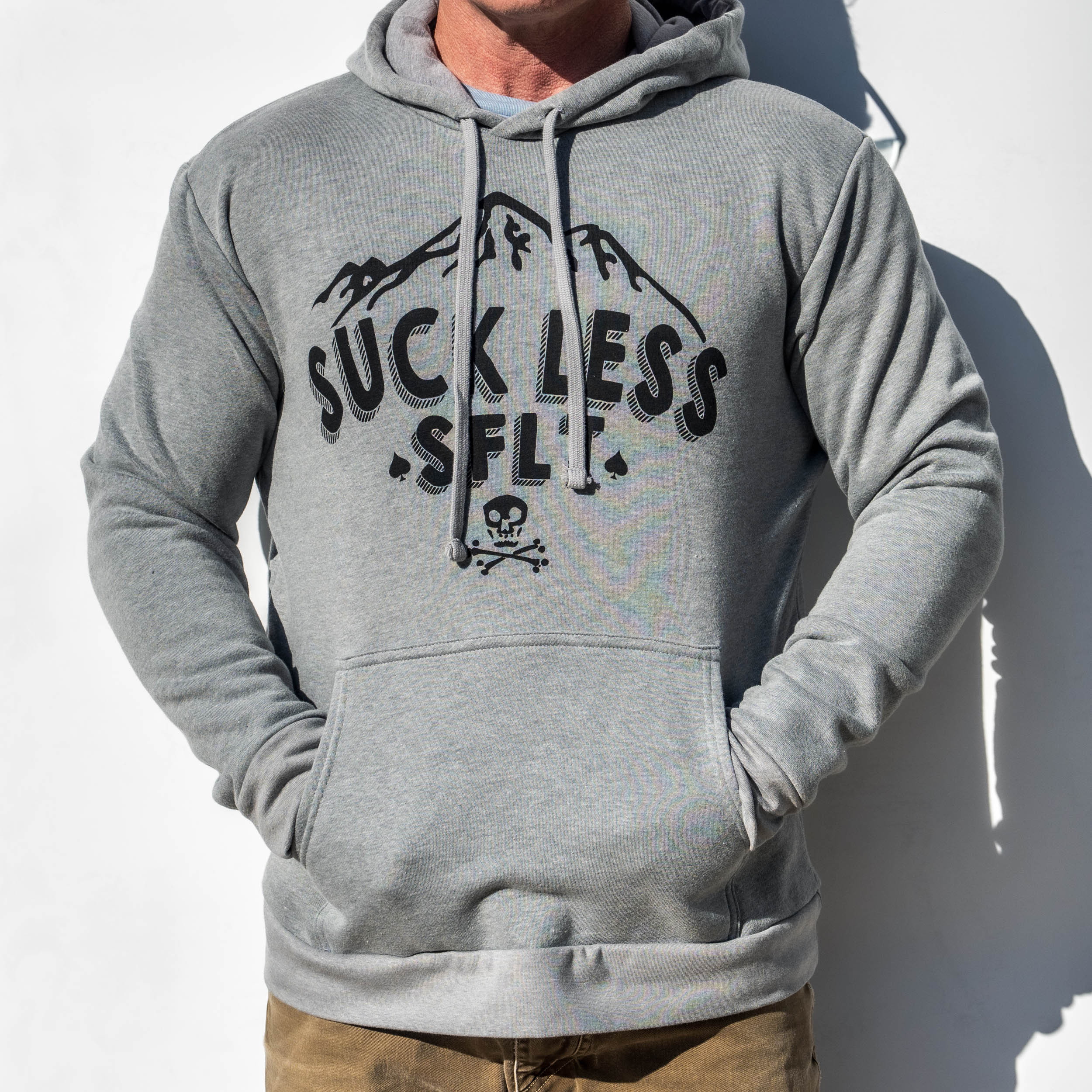 Suck Less Greyman Hoodie